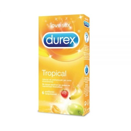 Reckitt Benckiser H. Profilattico Durex Tropical Easy On 6 Pezzi Reckitt Benckiser H. Profilattico Durex Tropical Easy On 6 Pezzi