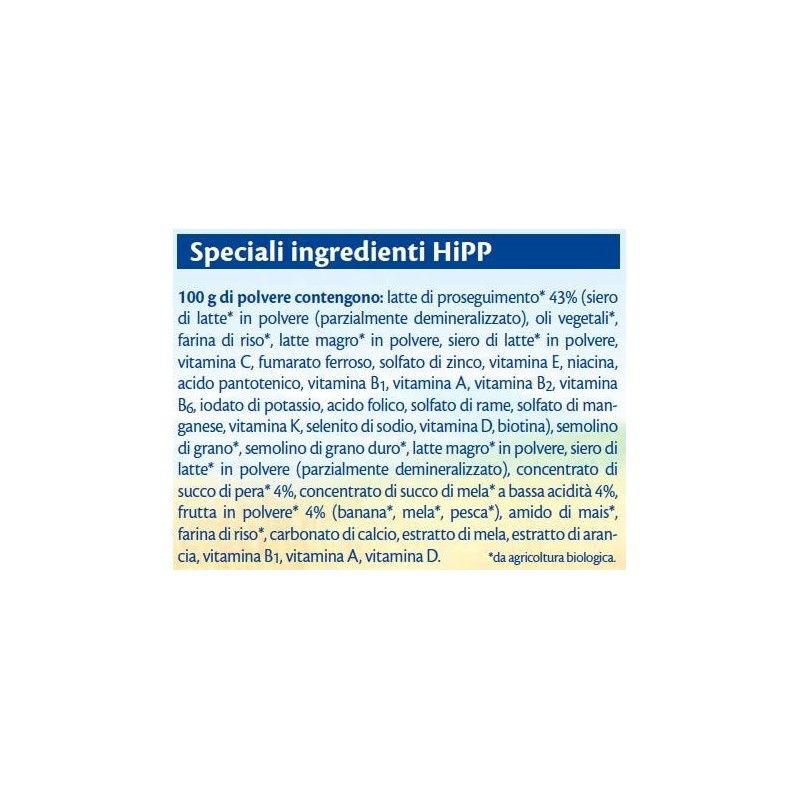 Hipp Italia Hipp Bio Pappa Lattea Frutta Mista 250 G Hipp Italia Hipp Bio Pappa Lattea Frutta Mista 250 G