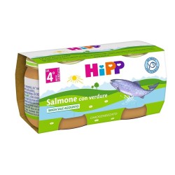 Hipp Italia Hipp Omogeneizzato Salmone Con Verdure 2x80 G Hipp Italia Hipp Omogeneizzato Salmone Con Verdure 2x80 G