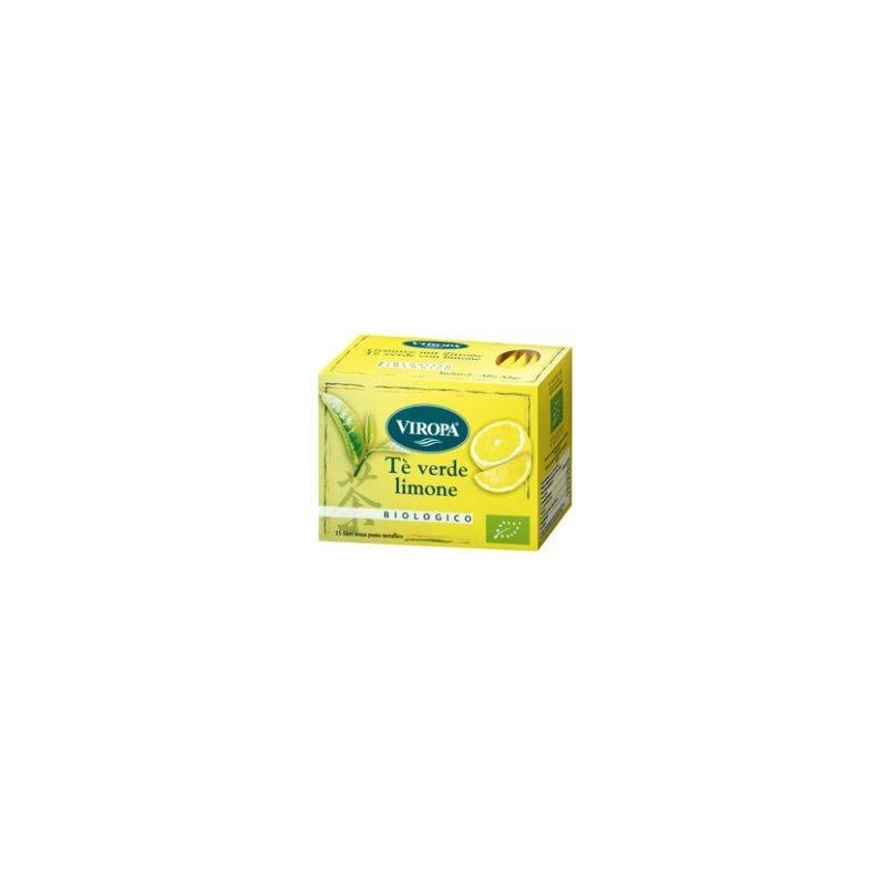 Viropa Import Viropa Te' Verde Limone Bio 15 Filtri Viropa Import Viropa Te' Verde Limone Bio 15 Filtri