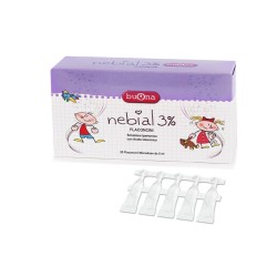 Buona Societa' Benefit Nebial Flaconcini Soluzione Salina Ipertonica Di Sodio Cloruro Al 3% Con Acido Ialuronico 20x5 Ml