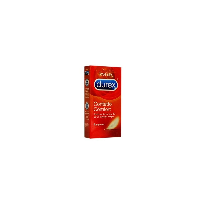 Reckitt Benckiser H. Profilattico Durex Contatto Comfort 4 Pezzi Reckitt Benckiser H. Profilattico Durex Contatto Comfort 4 Pezzi