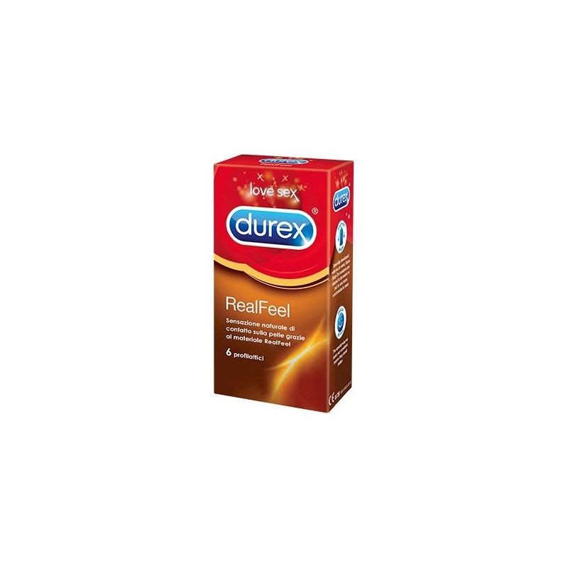 Reckitt Benckiser H. Profilattico Durex Realfeel 6 Pezzi Reckitt Benckiser H. Profilattico Durex Realfeel 6 Pezzi