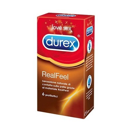 Reckitt Benckiser H. Profilattico Durex Realfeel 6 Pezzi Reckitt Benckiser H. Profilattico Durex Realfeel 6 Pezzi