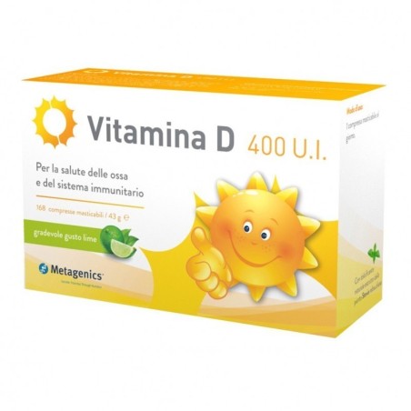 Metagenics Belgium Bvba Vitamina D 400 Ui 168 Compresse Metagenics Belgium Bvba Vitamina D 400 Ui 168 Compresse