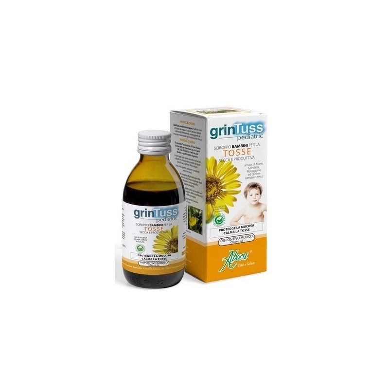 Aboca Societa' Agricola Grintuss Pediatric Sciroppo 180 G Aboca Societa' Agricola Grintuss Pediatric Sciroppo 180 G
