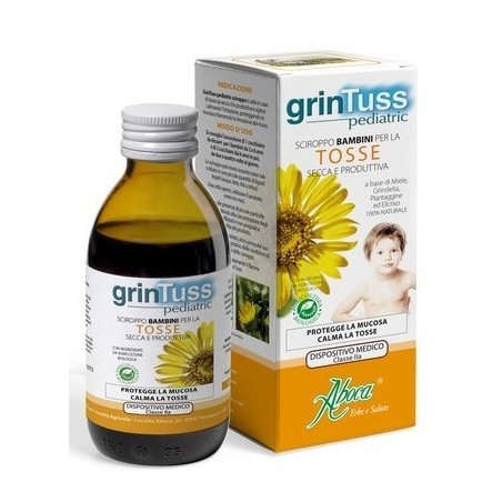 Aboca Societa' Agricola Grintuss Pediatric Sciroppo 180 G Aboca Societa' Agricola Grintuss Pediatric Sciroppo 180 G