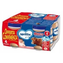 Danone Nutricia Soc. Ben. Mellin Omogeneizzato Manzo 4x80 G