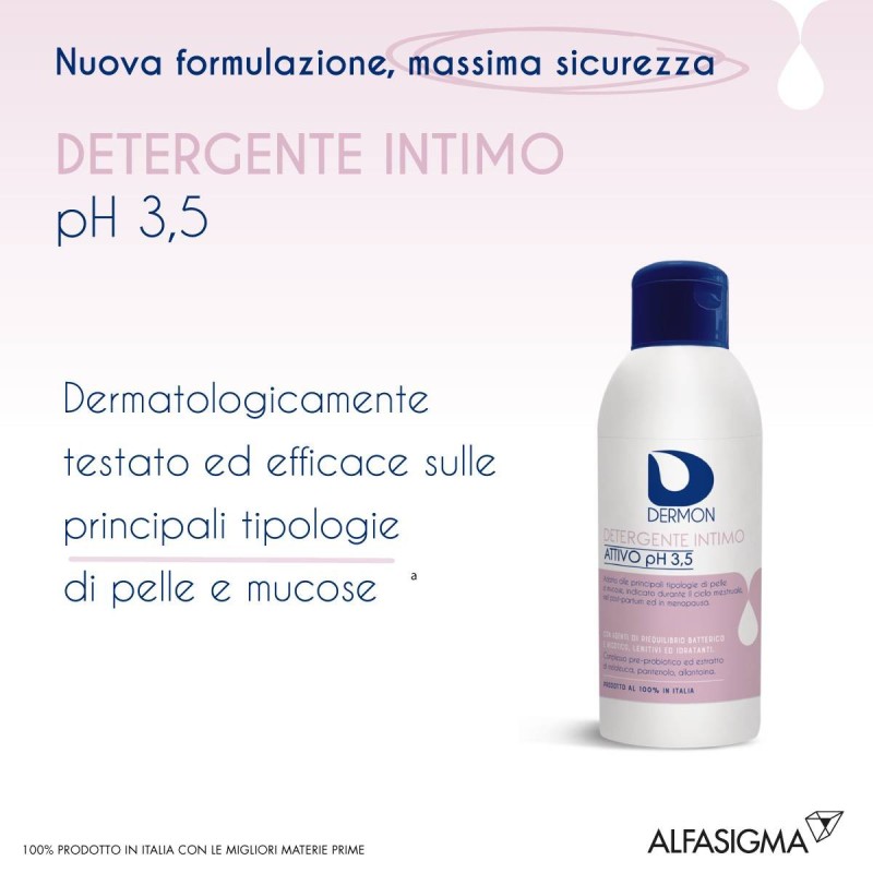 Alfasigma Dermon Intimo Attivo Ph 3,5 250 Ml