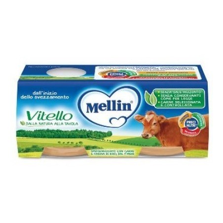 Danone Nutricia Soc. Ben. Mellin Omogeneizzato Vitello 2 X 80 G Danone Nutricia Soc. Ben. Mellin Omogeneizzato Vitello 2 X 80 G