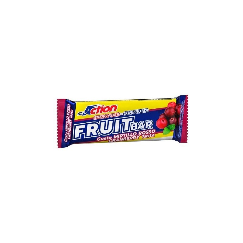 Proaction Fruit Bar Barretta Energetica Al Mirtillo Rosso 40 G Proaction Fruit Bar Barretta Energetica Al Mirtillo Rosso 40 G