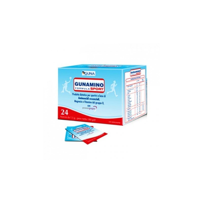Gunaminoformula Sport 24 Buste 180 G Gunaminoformula Sport 24 Buste 180 G