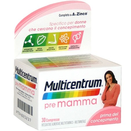 Haleon Italy Multicentrum Pre Mamma 30 Compresse Haleon Italy Multicentrum Pre Mamma 30 Compresse