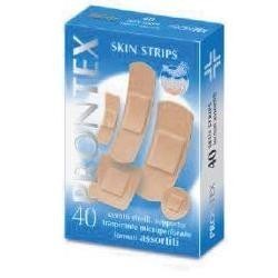 Safety Cerotto Prontex Skin Strips 6 Formati Assortiti Astuccio 40 Pezzi