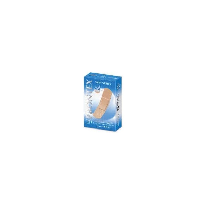 Safety Cerotto Prontex Skin Strips Formato Medio Astuccio 20 Pezzi Safety Cerotto Prontex Skin Strips Formato Medio Astuccio 20 Pezzi