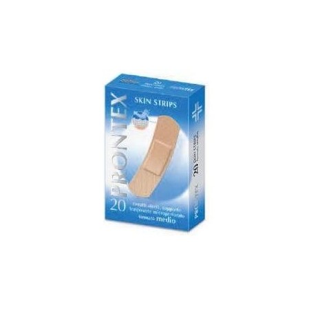 Safety Cerotto Prontex Skin Strips Formato Medio Astuccio 20 Pezzi Safety Cerotto Prontex Skin Strips Formato Medio Astuccio 20 Pezzi