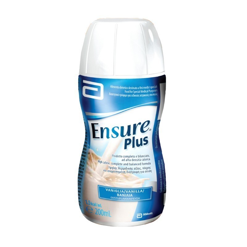 Abbott Ensure Plus Vaniglia 4 Bottiglie Da 200 Ml Abbott Ensure Plus Vaniglia 4 Bottiglie Da 200 Ml