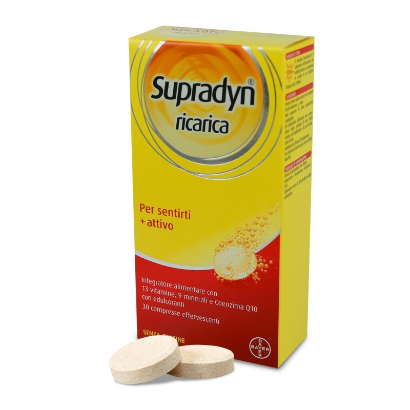 Bayer Supradyn Ricarica Effervescenti 30 Compresse Bayer Supradyn Ricarica Effervescenti 30 Compresse