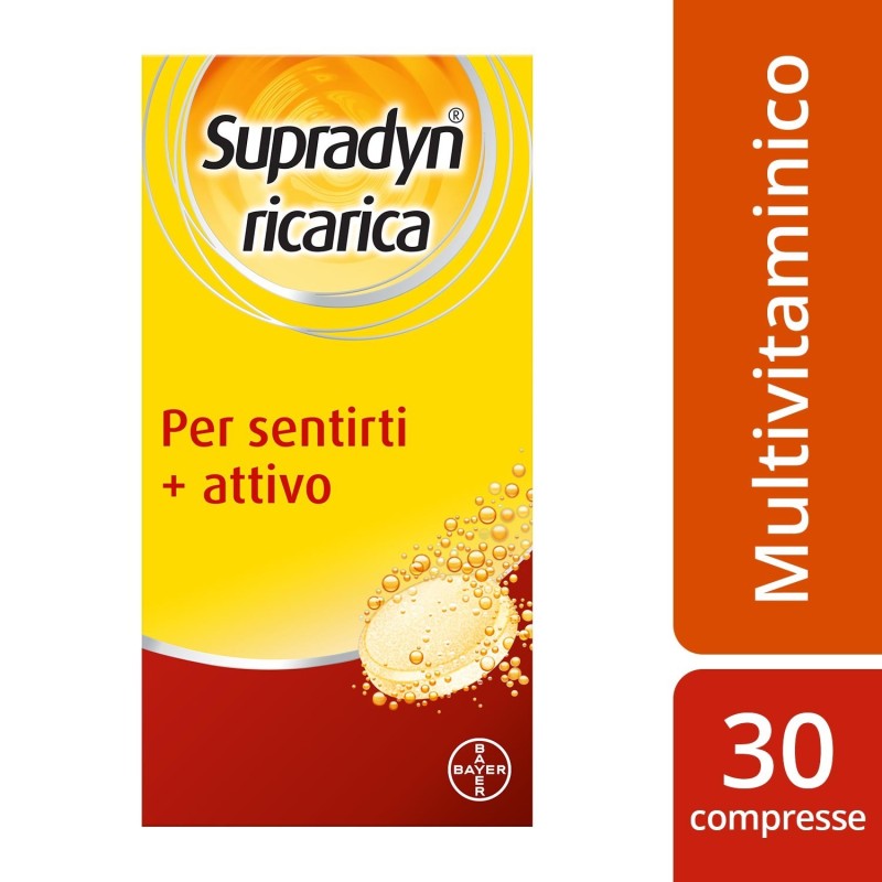 Bayer Supradyn Ricarica Effervescenti 30 Compresse Bayer Supradyn Ricarica Effervescenti 30 Compresse