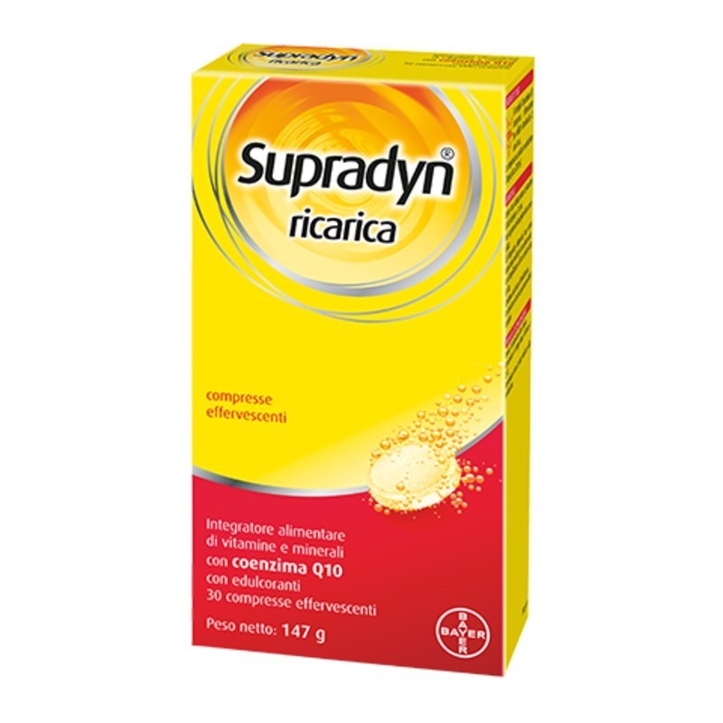 Bayer Supradyn Ricarica Effervescenti 30 Compresse Bayer Supradyn Ricarica Effervescenti 30 Compresse