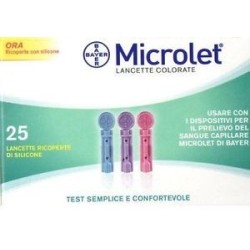 Ascensia Diabetes Care Italy Lancette Pungidito Per Dispositivo Microlet 25 Pezzi
