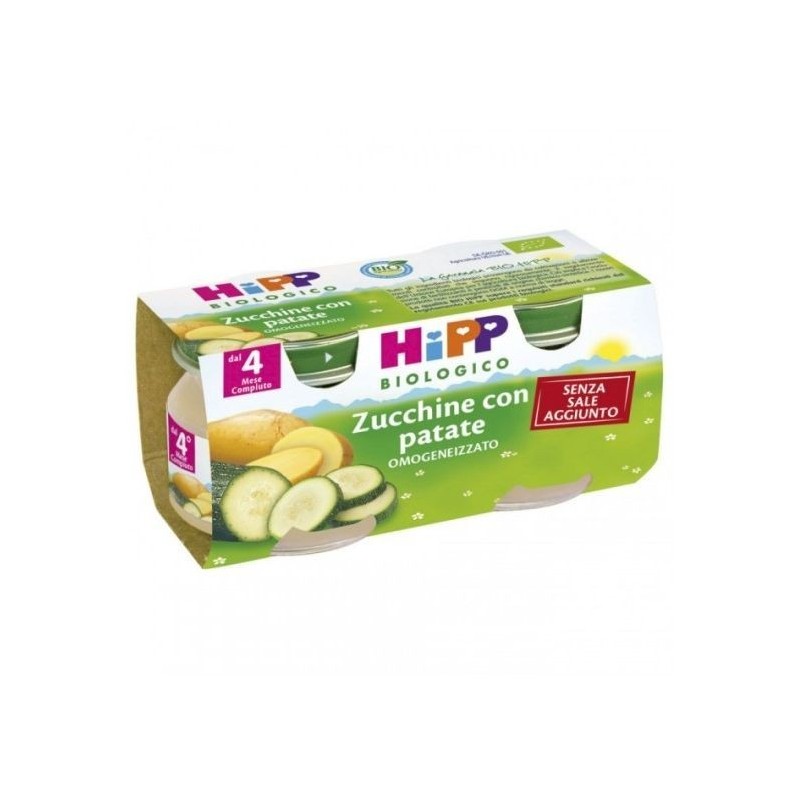 Hipp Italia Hipp Bio Hipp Bio Omogeneizzato Zucchine Con Patate 2x80 G Hipp Italia Hipp Bio Hipp Bio Omogeneizzato Zucchine Con Patate 2x80 G