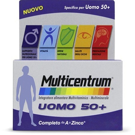 Haleon Italy Multicentrum Uomo 50+ 30 Compresse Haleon Italy Multicentrum Uomo 50+ 30 Compresse