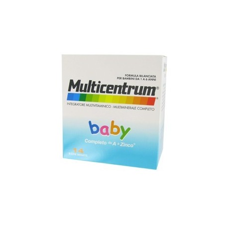 Haleon Italy Multicentrum Baby 14 Bustine Effervescenti Haleon Italy Multicentrum Baby 14 Bustine Effervescenti