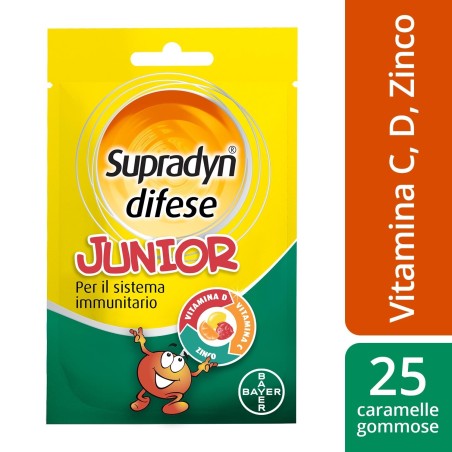 Bayer Supradyn Difese Junior 25 Caramelle Gommose Bayer Supradyn Difese Junior 25 Caramelle Gommose