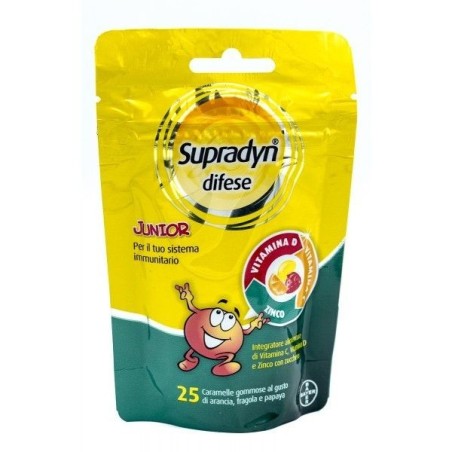 Bayer Supradyn Difese Junior 25 Caramelle Gommose Bayer Supradyn Difese Junior 25 Caramelle Gommose