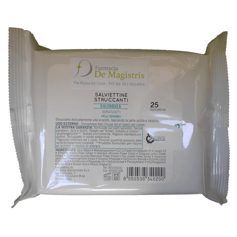 L. R. B. Lab. Ricerc. Biochimiche Fpr Salviette Struccanti Per Pelli Sensibili 25 Pezzi L. R. B. Lab. Ricerc. Biochimiche Fpr Salviette Struccanti Per Pelli Sensibili 25 Pezzi