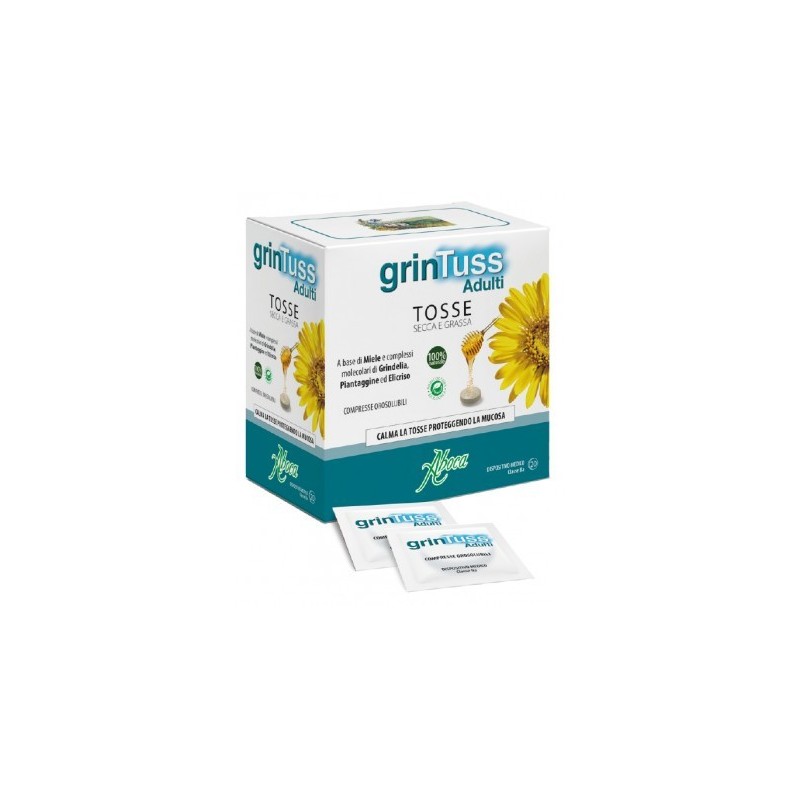 Aboca Societa' Agricola Grintuss Adulti 20 Compresse Con Poliresin 1,5 G Aboca Societa' Agricola Grintuss Adulti 20 Compresse Con Poliresin 1,5 G