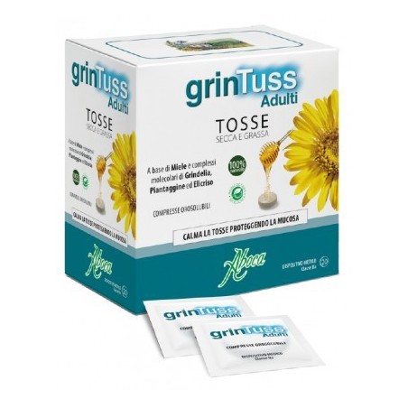 Aboca Societa' Agricola Grintuss Adulti 20 Compresse Con Poliresin 1,5 G Aboca Societa' Agricola Grintuss Adulti 20 Compresse Con Poliresin 1,5 G