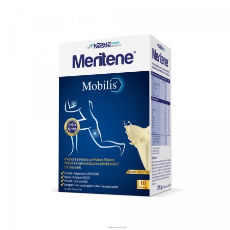 Nestle' It. Meritene Mobilis Gusto Vaniglia 10 Bustine Da 21 G Nestle' It. Meritene Mobilis Gusto Vaniglia 10 Bustine Da 21 G