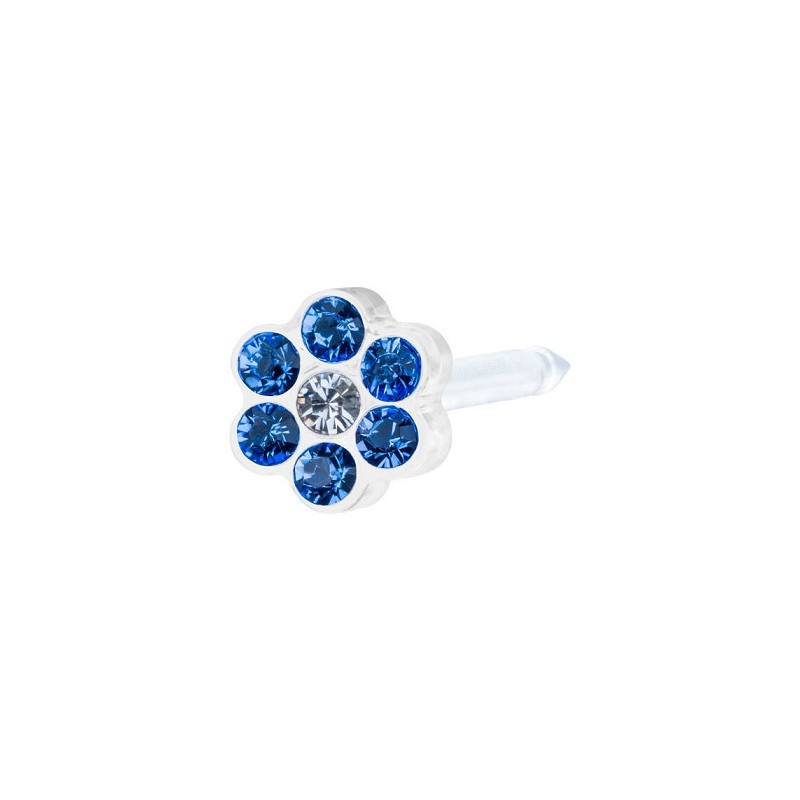 Blomdahl Foralobo Mp Daisy 5mm Sapphire/crystal Blomdahl Foralobo Mp Daisy 5mm Sapphire/crystal