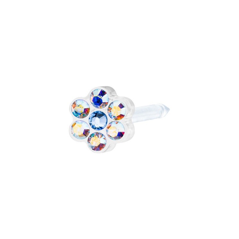 Blomdahl Foralobo Mp Daisy 5mm Rainbow/alexandrite Blomdahl Foralobo Mp Daisy 5mm Rainbow/alexandrite