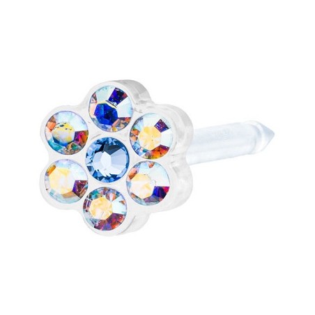 Blomdahl Foralobo Mp Daisy 5mm Rainbow/alexandrite Blomdahl Foralobo Mp Daisy 5mm Rainbow/alexandrite