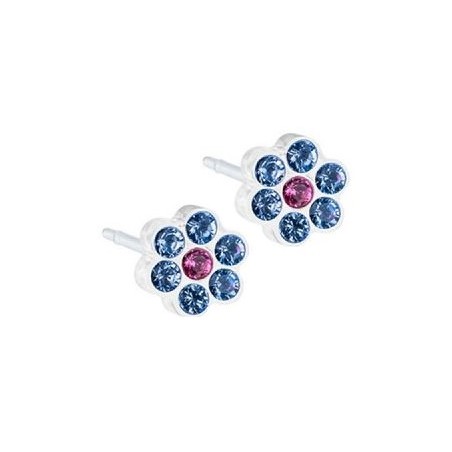 Blomdahl Foralobo Mp Daisy Alexandrite/rose 1 Paio Blomdahl Foralobo Mp Daisy Alexandrite/rose 1 Paio