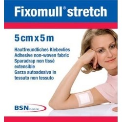 Essity Italy Fascia Autoadesiva Ipoallergenica Fixomull Stretch Per Fissaggio Cateteri M 5 X 5 Cm