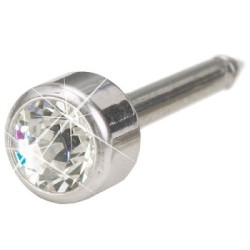 Blomdahl Foralobo St Bezel 4mm Crystal