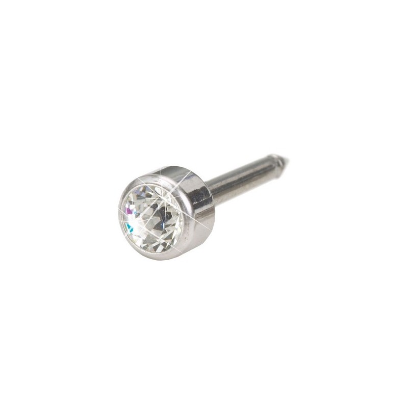 Blomdahl Foralobo St Bezel 4mm Crystal