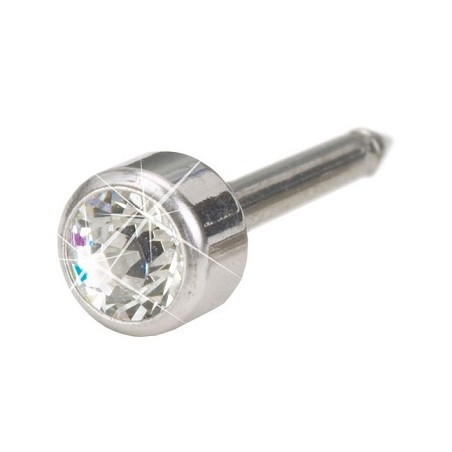 Blomdahl Foralobo St Bezel 4mm Crystal