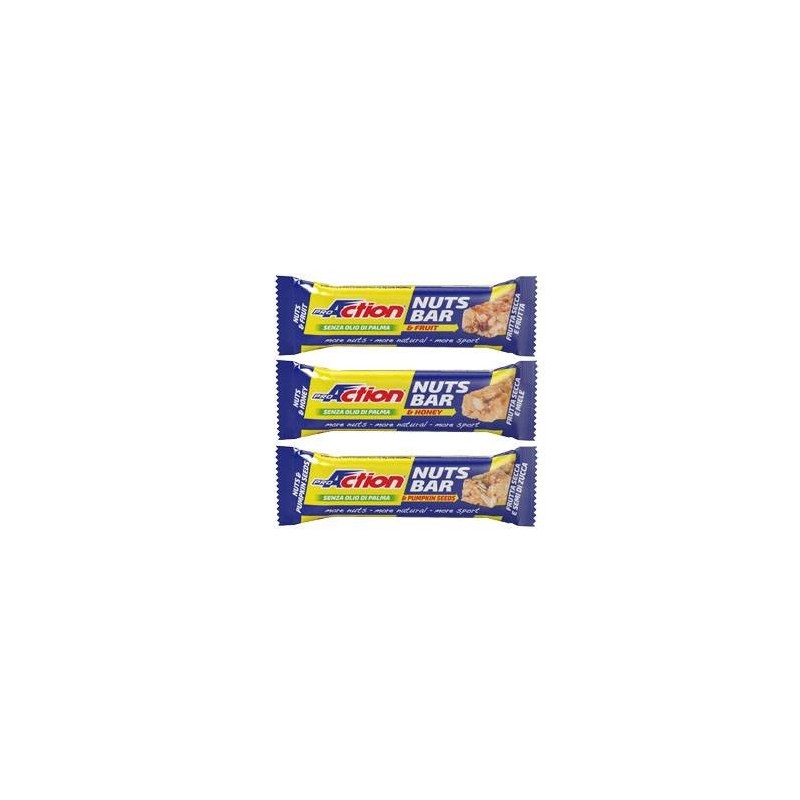 Proaction Nuts Bar Frutti Rossi 30 G Proaction Nuts Bar Frutti Rossi 30 G