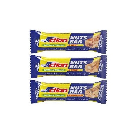 Proaction Nuts Bar Frutti Rossi 30 G Proaction Nuts Bar Frutti Rossi 30 G