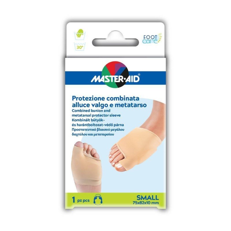 Pietrasanta Pharma Protezione Master-aid Footcare Per Alluce Valgo E Metatarso Small 1 Pezzo D7 Pietrasanta Pharma Protezione Master-aid Footcare Per Alluce Valgo E Metatarso Small 1 Pezzo D7