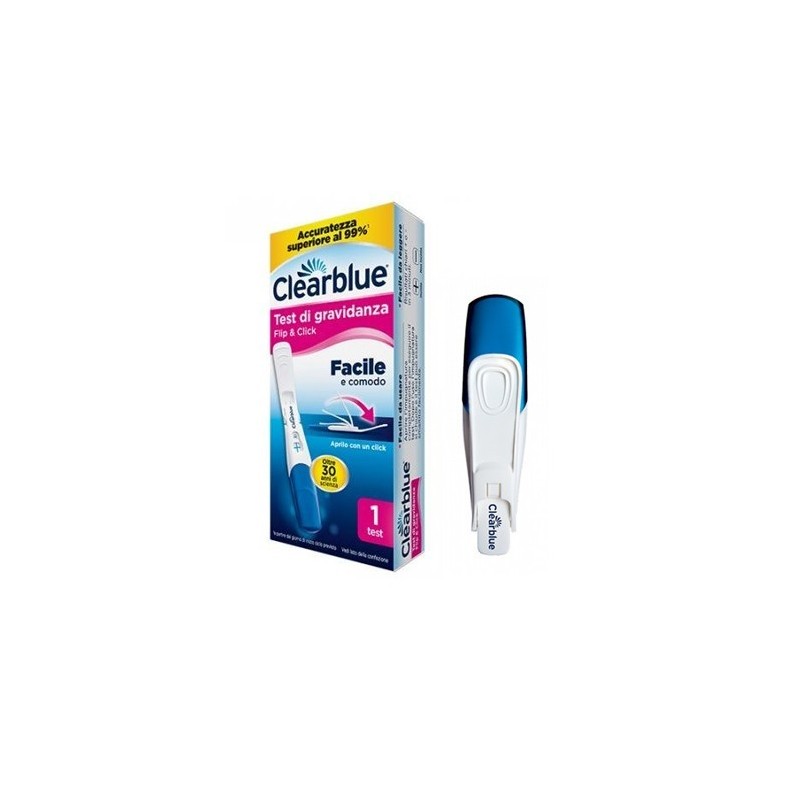 Procter & Gamble Test Di Gravidanza Clearblue Flip & Click 1 Pezzo Procter & Gamble Test Di Gravidanza Clearblue Flip & Click 1 Pezzo