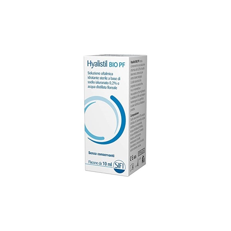 Sifi Gocce Oculari Ha 0,2% E Acque Distillate Hyalistil Bio Pf Frutti Rossi 10 Ml Sifi Gocce Oculari Ha 0,2% E Acque Distillate Hyalistil Bio Pf Frutti Rossi 10 Ml