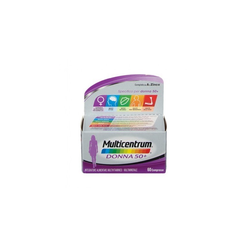Haleon Italy Multicentrum Donna 50+ 60 Compresse Haleon Italy Multicentrum Donna 50+ 60 Compresse