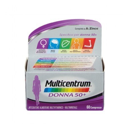 Haleon Italy Multicentrum Donna 50+ 60 Compresse Haleon Italy Multicentrum Donna 50+ 60 Compresse