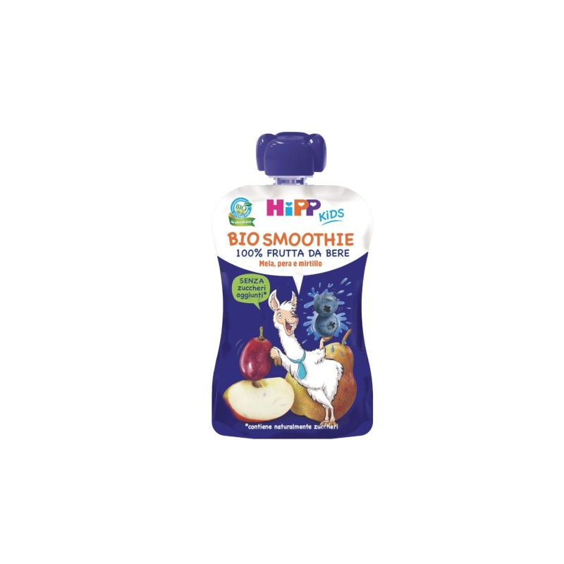 Hipp Italia Hipp Bio Smoothies Mela/pera/mirtillo 120 Ml Hipp Italia Hipp Bio Smoothies Mela/pera/mirtillo 120 Ml